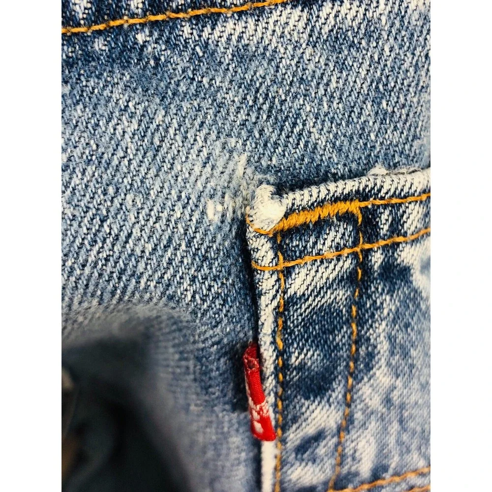 Levis 550 Mens 35 X 33 (Actual) Jeans Vintage Made In USA 100% Cotton Size 38